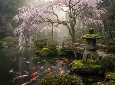 Khu vườn Nhật Bản yên bình
